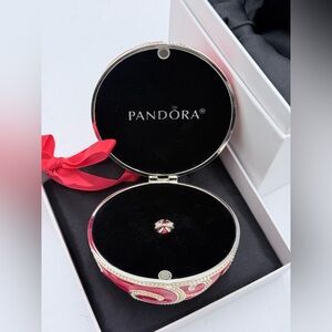 2017 Rockette Christmas Spectacular Ornament W/Pandora Charm 925 Silver & Case